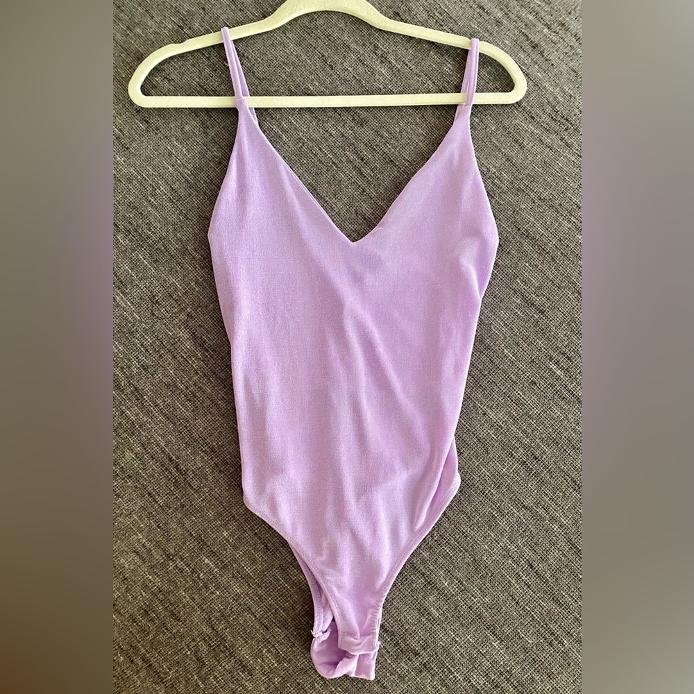 Zara lavender stretchy bodysuit